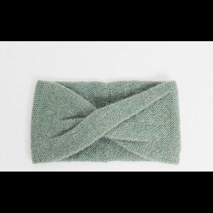 new • asos design wool mix twist front headband